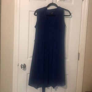 Blue cocktail dress